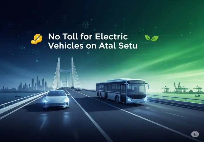 No Toll Tax For Electric Vehicles On Atal Setu